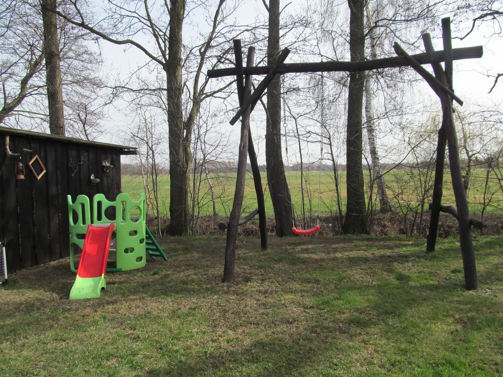 Ferienwohnung Am Storchennest Schmogrow Esterno foto